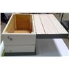 Image 4 : Hand-Crafted Wooden Chest - 25.5x14.5x14