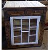 Image 1 : Hand-Crafted Pine Kitchen Island on Wheels - 39x32.5x24