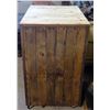 Image 3 : Hand-Crafted Pine Kitchen Island on Wheels - 39x32.5x24