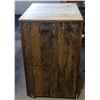 Image 7 : Hand-Crafted Pine Kitchen Island on Wheels - 39x32.5x24