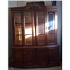 Image 1 : 2 Piece Buffet & Hutch - Oak - 64x77x17