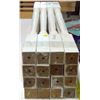 Image 3 : Lot of 16 Spindles - Wooden White - 33.5" long