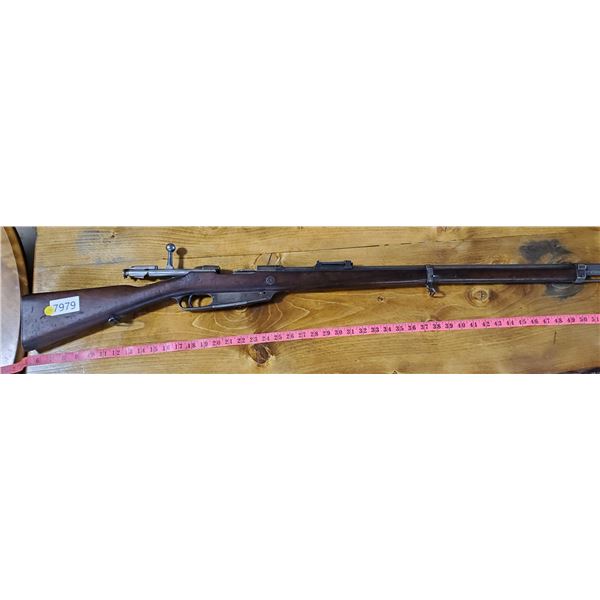 full stock erfurt 1890 german bolt action rifle