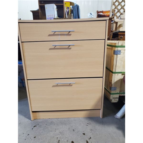 shoe storage dresser 40.5H x 31W x 14.5D"