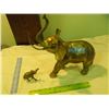 Image 1 : 2 brass elephants - 1 big; 1 small