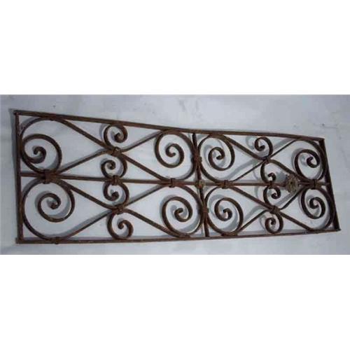 Antique Wrought Iron Panel Window #1602648