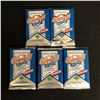 Image 1 : 5 PACKS OF 1991 UD LO SERIES BASEBALL (MICHAEL JORDAN BASEBALL ROOKIE)