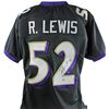 Image 1 : Ray Lewis Authentic Signed Black Pro Style Jersey Autographed (PSA Witnessed)