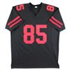 Image 3 : George Kittle Authentic Signed Black Pro Style Jersey w/ Red Numbers (Beckett Witnessed)