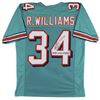 Image 1 : Ricky Williams Authentic Signed Teal Pro Style Jersey Autographed (Beckett Witnessed)