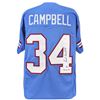 Image 1 : Earl Campbell "HOF 91" Authentic Signed Blue Pro Style Jersey Autographed (Beckett Witnessed)