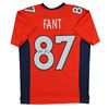 Image 1 : Noah Fant Authentic Signed Orange Pro Style Jersey Autographed (Beckett Witnessed)