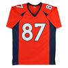 Image 3 : Noah Fant Authentic Signed Orange Pro Style Jersey Autographed (Beckett Witnessed)