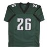 Image 3 : Miles Sanders Authentic Signed Green Pro Style Jersey Autographed (JSA Certified)