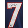 Image 2 : John Elway Authentic Signed Navy Blue Pro Style Jersey (Beckett Witnessed)