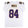 Image 1 : Randy Moss Authentic Signed White Pro Style Jersey Autographed (Beckett Witnessed)