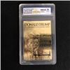 Image 1 : 2017 MERRICK MINT DONALD TRUMP 23KT GOLD CARD (WCG 10)
