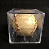 Image 1 : 1958 LA DODGERS MULTI SIGNED BASEBALL w/ ALSTON, REESE, SNIDER, HODGES, DRYSDALE, DRESSEN...