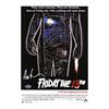 Image 1 : ARI LEHMAN SIGNED FRIDAY THE 13TH 11×17 MOVIE POSTER (BECKETT)