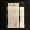 Image 2 : CARL ERSKINE MLB BASEBALL LEGEND SIGNED CHEQUE