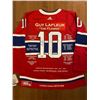 Image 1 : GUY LAFLEUR SIGNED ADIDAS CANADIENS CAREER STATS JERSEY (CAREER JERSEYS HOLO)