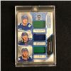 Image 1 : 2019-20 UPPER DECK THE CUP HOCKEY #C3-MBP PETTERSSON/BOESER/MILLER CUP TRIOS JERSEY PATCH 17/33