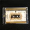 Image 1 : 2018-19 UPPER DECK THE CUP HOCKEY #TB-KL JOHN KLINGBERG AUTOGRAPHED TICKET BOOKLET