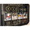 Image 2 : BEST OF THE BEST UNSIGNED 38X46 FRAME FT. GORDIE HOWE, BOBBY ORR, WAYNE GRETZKY & MARIO LEMIEUX