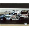 Image 1 : John Force "16x" NHRA Drag Racing Authentic Signed 8x10 Photo BAS