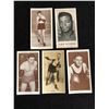 Image 1 : VINTAGE BOXING TRADING CARDS LOT