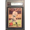 Image 1 : 1962 TOPPS #139 BABE HITS 60 (KSA 5)