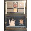 Image 1 : REGGIE JACKSON & WHITEY FORD TRADING CARDS W/AUTHENTIC GAME USED MEMORABILIA