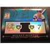 Image 1 : 2010 TOPPS TRIBUTE BASEBALL MICKEY MANTLE W/AUTHENTIC GAME WORN MEMORABILIA 62/75