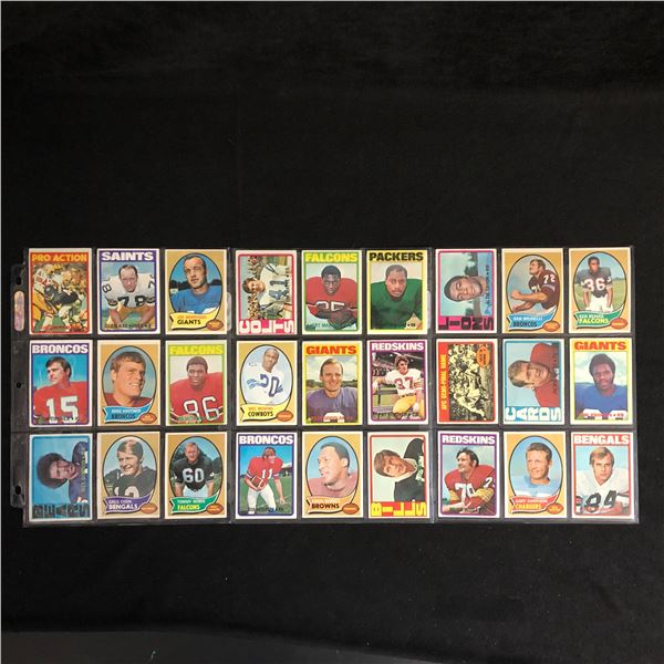 VINTAGE FOOTBALL CARD LOT