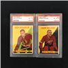 Image 1 : 1958 TOPPS HOCKEY GRADED CARD LOT (WHARRAM, WILSON)