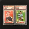 Image 1 : 1970 O-PEE-CHEE HOCKEY GRADED CARD LOT (STANFIELD, IRVINE)