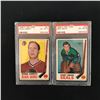 Image 1 : 1969 O-PEE-CHEE HOCKEY GRADED CARD LOT (JARRETT, SMITH)