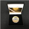 Image 1 : MICHAEL JORDAN MVP BASKETBALL GOLD PLATED COIN w/ CASE & CERTIFICATE