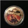 Image 2 : DC FANDOME GOLD PLATED COLLECTOR COIN w/ CASE & CERTIFICATE