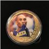 Image 2 : KOBE BRYANT GOLD PLATED BASKETBALL COIN w/ CASE & CERTIFICATE