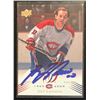 Image 1 : 2008 UPPER DECK #18 GUY LAFLEUR SIGNED HOCKEY CARD