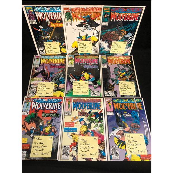 MARVEL COMICS PRESENTS: WOLVERINE COMIC BOOK LOT