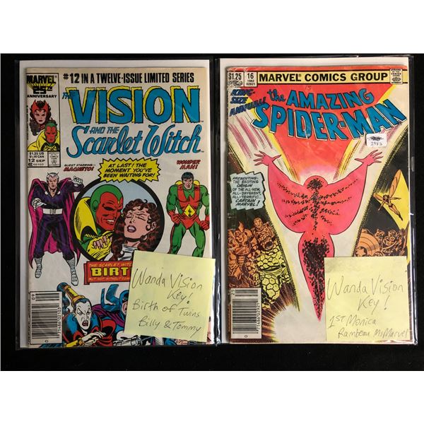 MARVEL COMICS BOOK LOT (WANDA VISION KEY BOOKS)