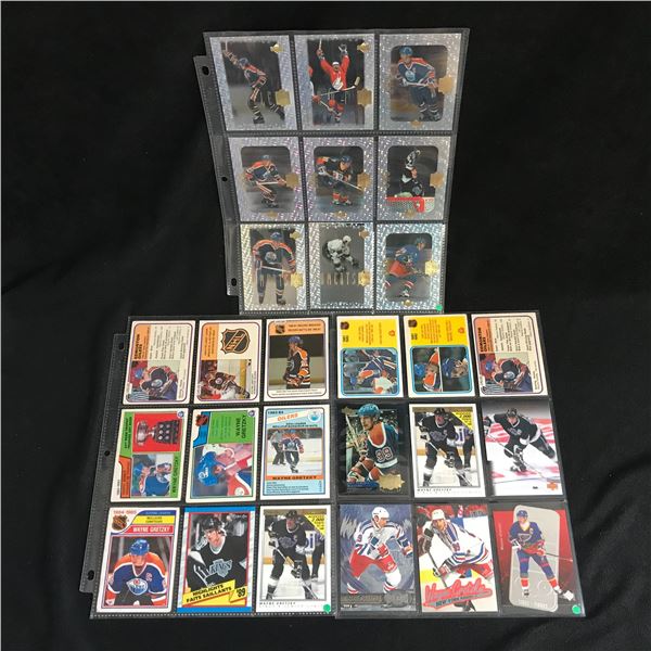 WAYNE GRETZKY HOCKEY CARD LOT