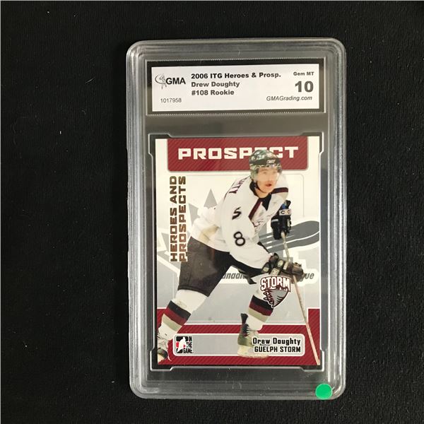 2006 ITG HEROES & PROSPECTS DREW DOUGHTY #108 ROOKIE (GEM MINT 10)