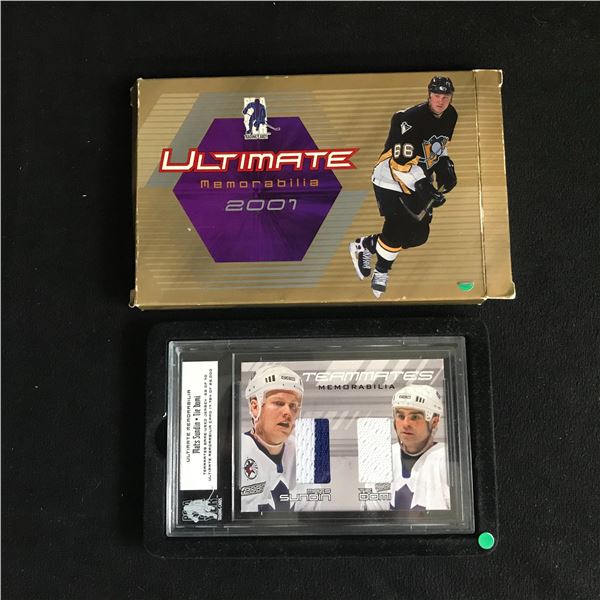 ULTIMATE MEMORABILIA 2001 TEAMMATES MATS SUNDIN/ TIE DOMI 69/70