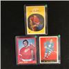 Image 1 : VINTAGE HOCKEY STARS CARD LOT (BACKSTROM, DIONNE, PULFORD)