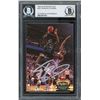 Image 1 : 1992-93 STADIUM CLUB #201 SHAQUILLE O'NEAL AUTHENTIC AUTOGRAPH (BECKETT AUTHENTIC)