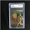 Image 1 : 1997 BLEACHERS 23KT GOLD JOE NAMATH Broadway Joe LIMITED EDITION (10 GEM MINT)