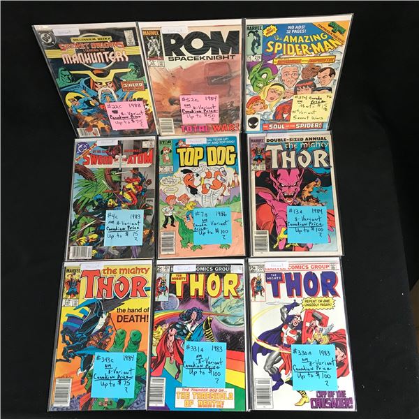 VINTAGE COMIC BOOK LOT